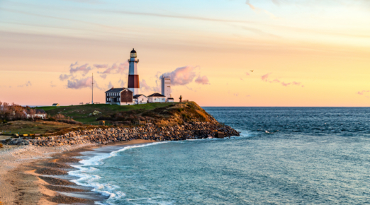 Montauk Point Light, Lighthouse, Long Island, New York, Suffolk County