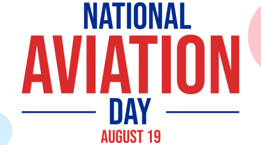 National Aviation Day. Celebrated in United States in August 19. Concept design for poster, greeting card, banner, background.